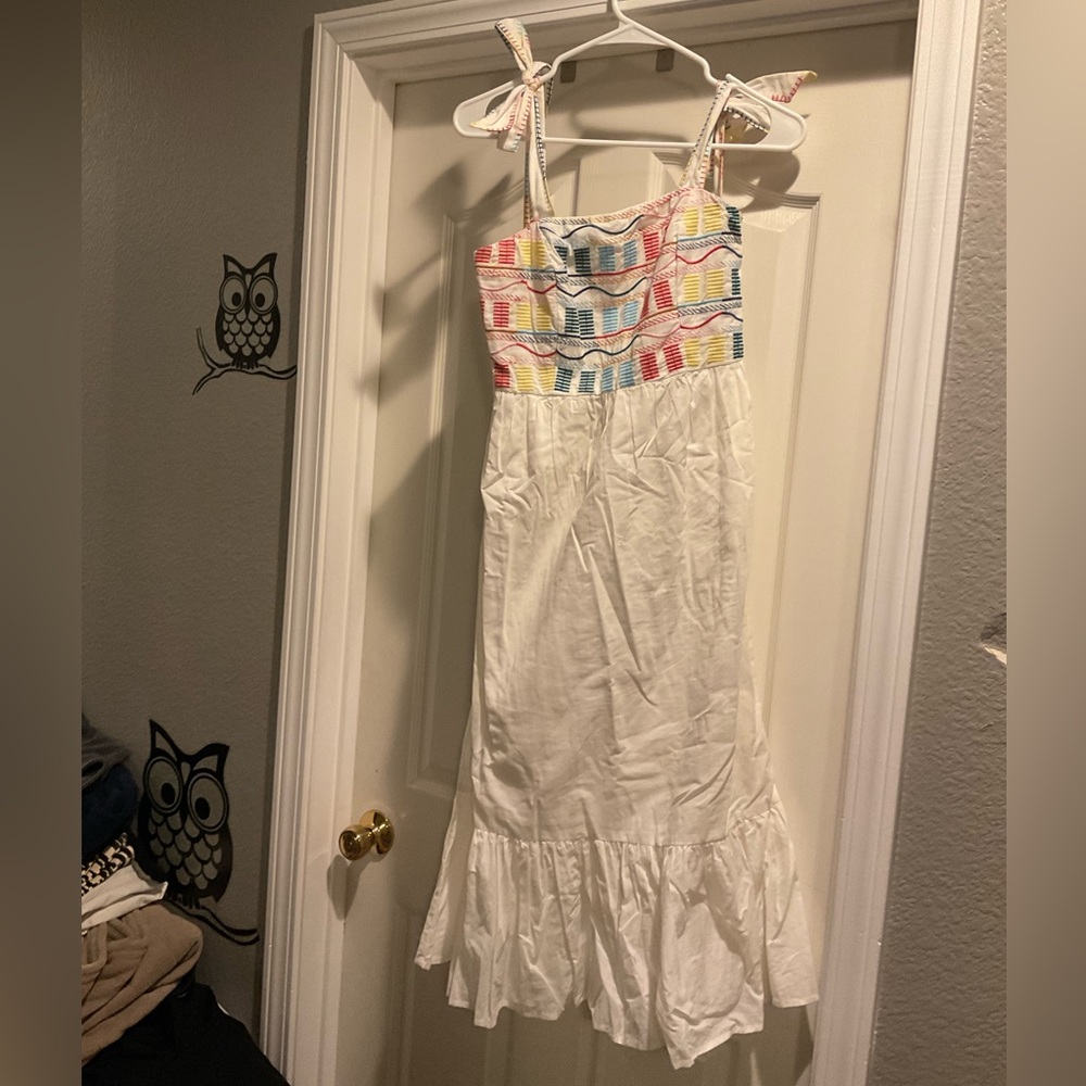 FOREVER 21 WHITE DRESS SZ M